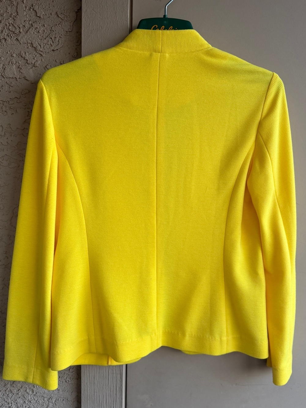 1901 Bright Yellow Open-Front Blazer size Small - Picture 5 of 5